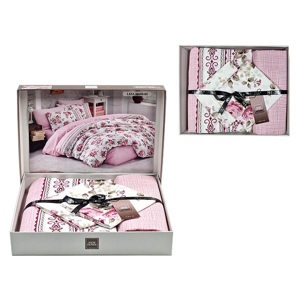 Lenjerie de pat 2 persoane NH Ranforce Liza, policoton