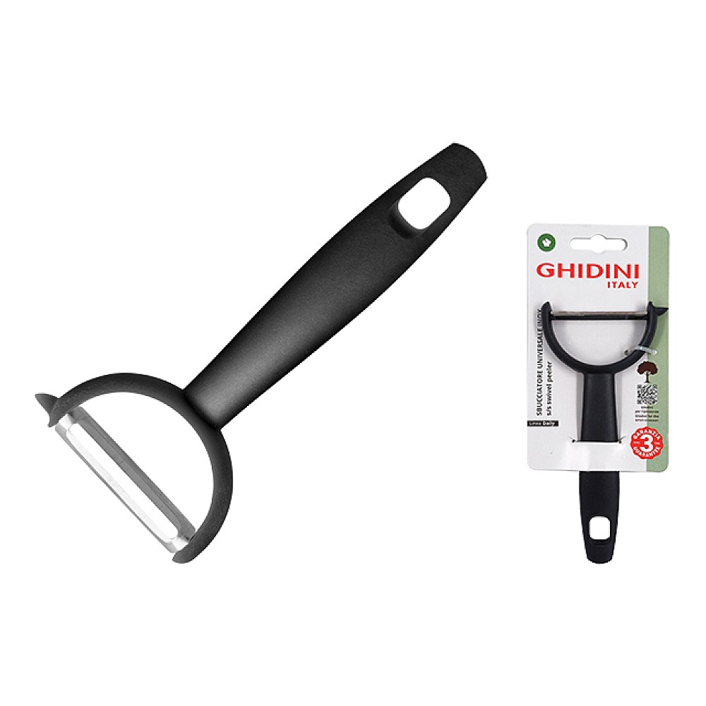 Cutit pentru curatarea legumelor Ghidini Eccomi 14cm, lama flexibila