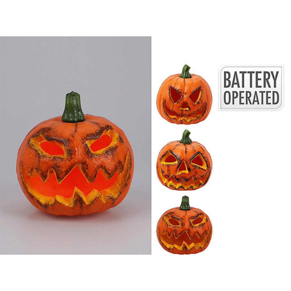 Suvenir LED Halloween dovleac 15X15X16 cm