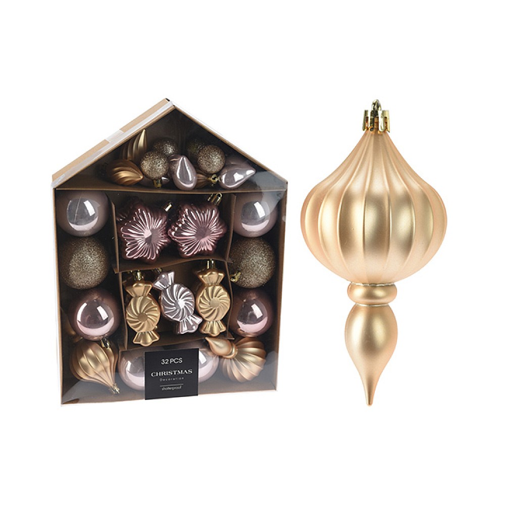 Set decoratiuni pentru brad 