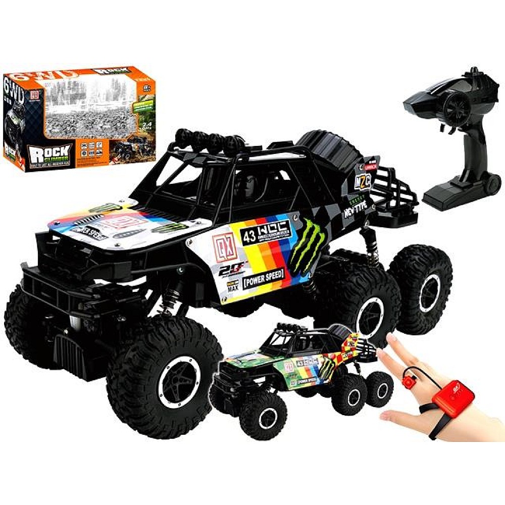 Jeep Rock Climber 1:10 R/C cu ceas-controler, curcubeu