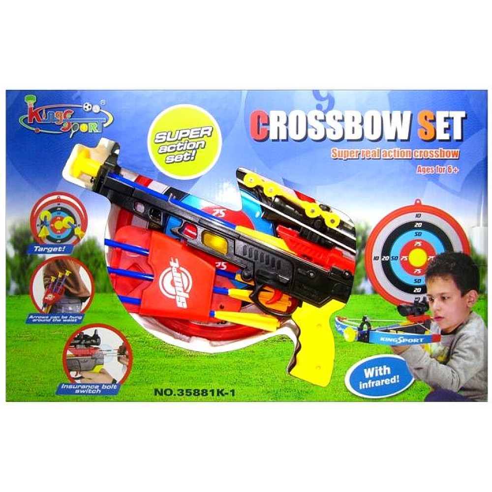 Set arbalet cu optica si sageti