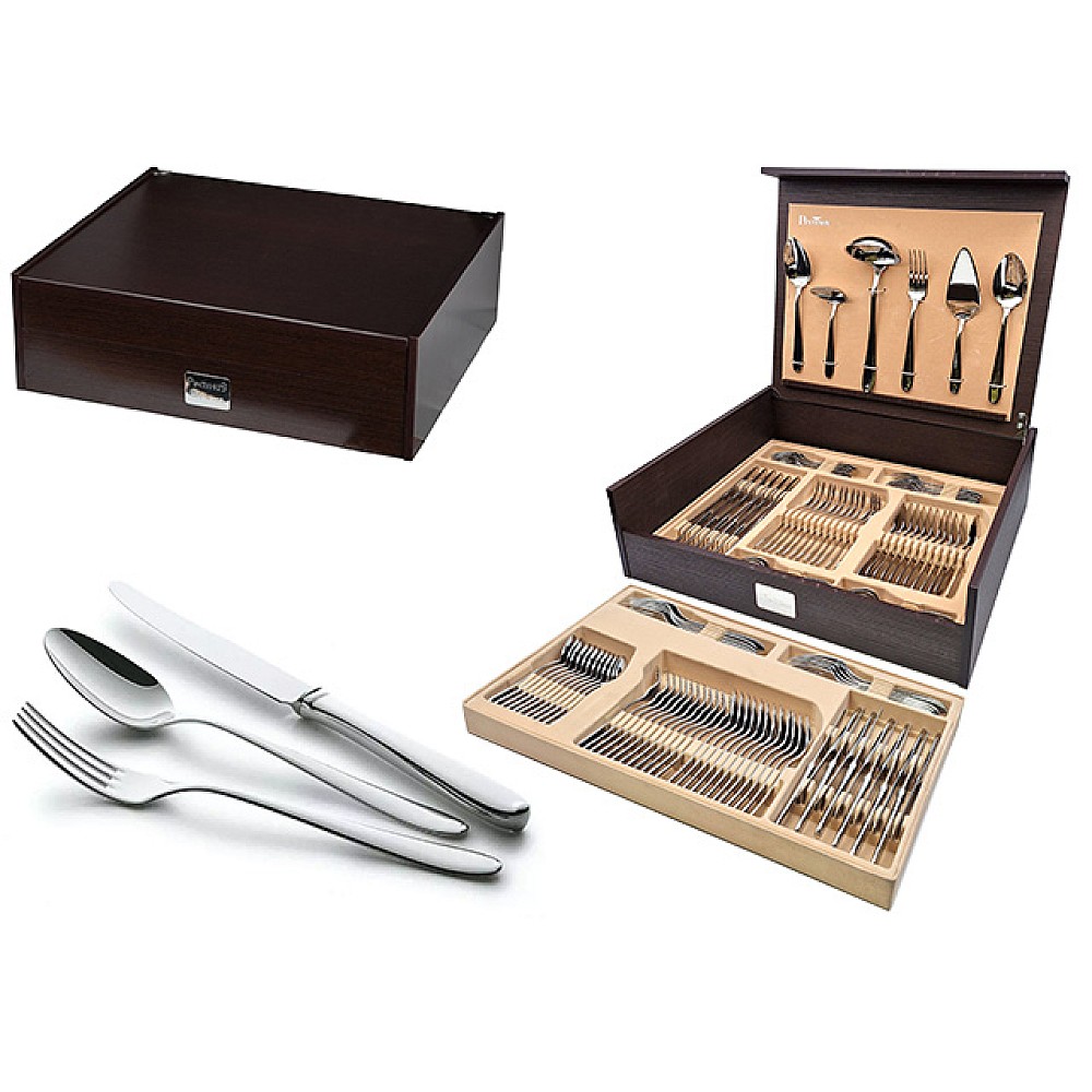 Set de tacamuri Pinti Palladium 126buc, inox