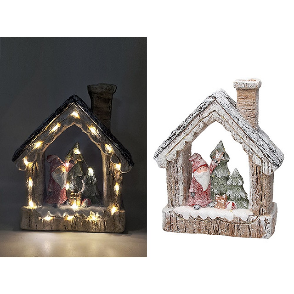 Suvenir de craciun LED Casa H32 cm