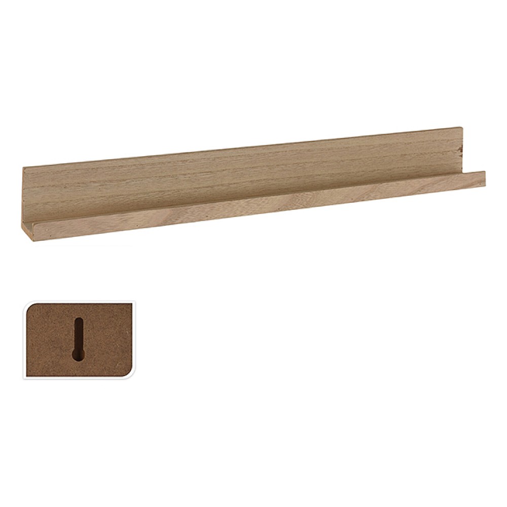 Raft H&S  58X6X7cm, MDF, natural