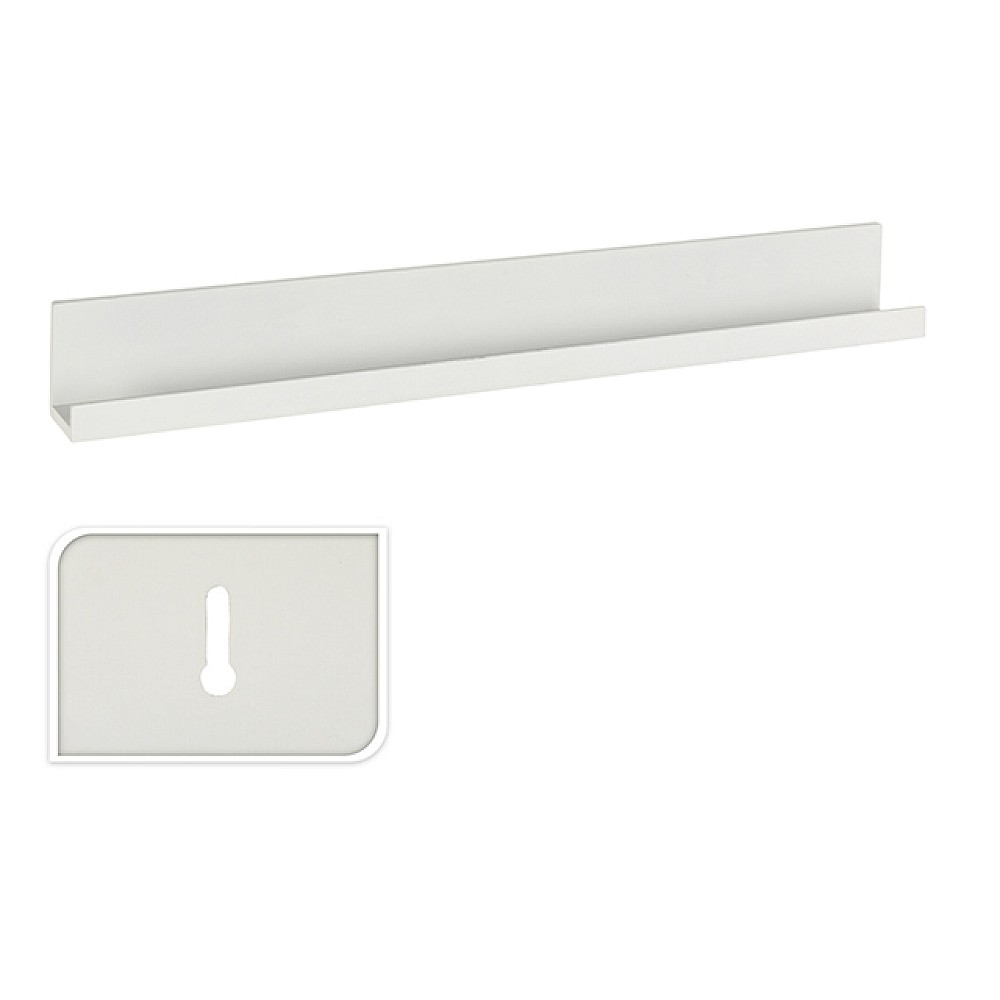 Raft H&S 58X6X7cm, MDF, alb 