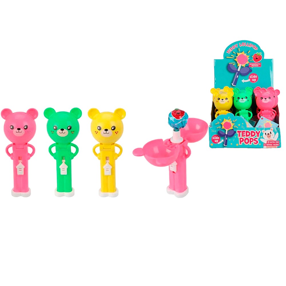 Caramela Teddy Lollipop 10gr