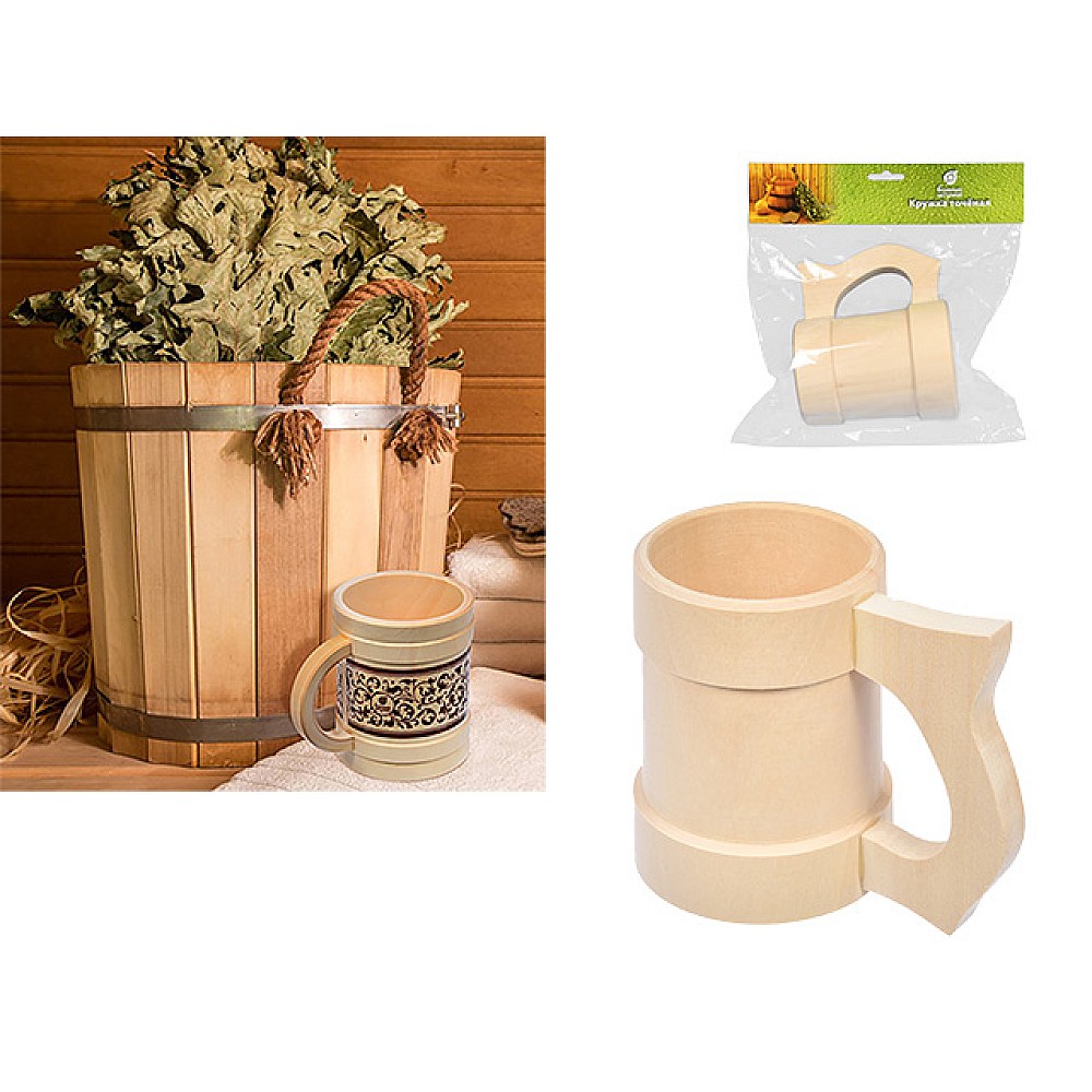 Cana BS 0.5l, lemn de tei