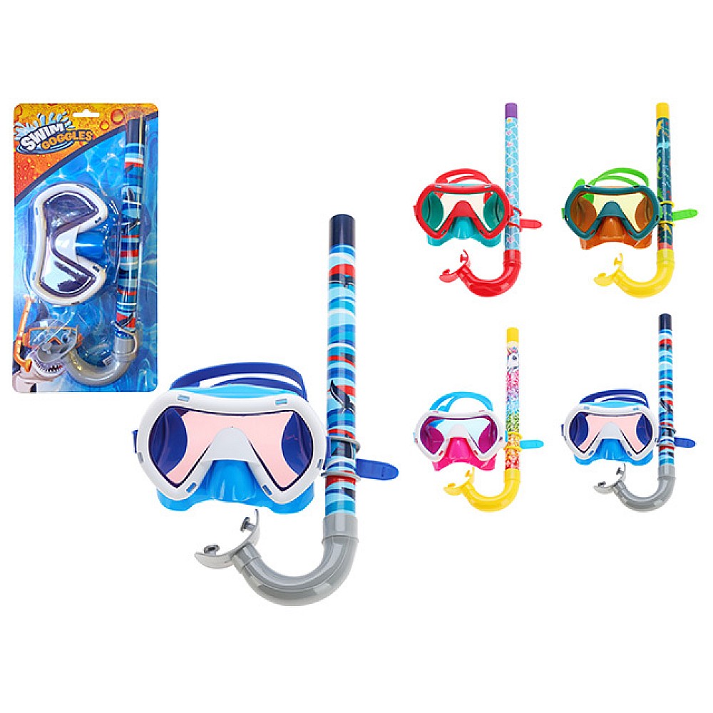 Set de inot: ochelari si tub de scufundare