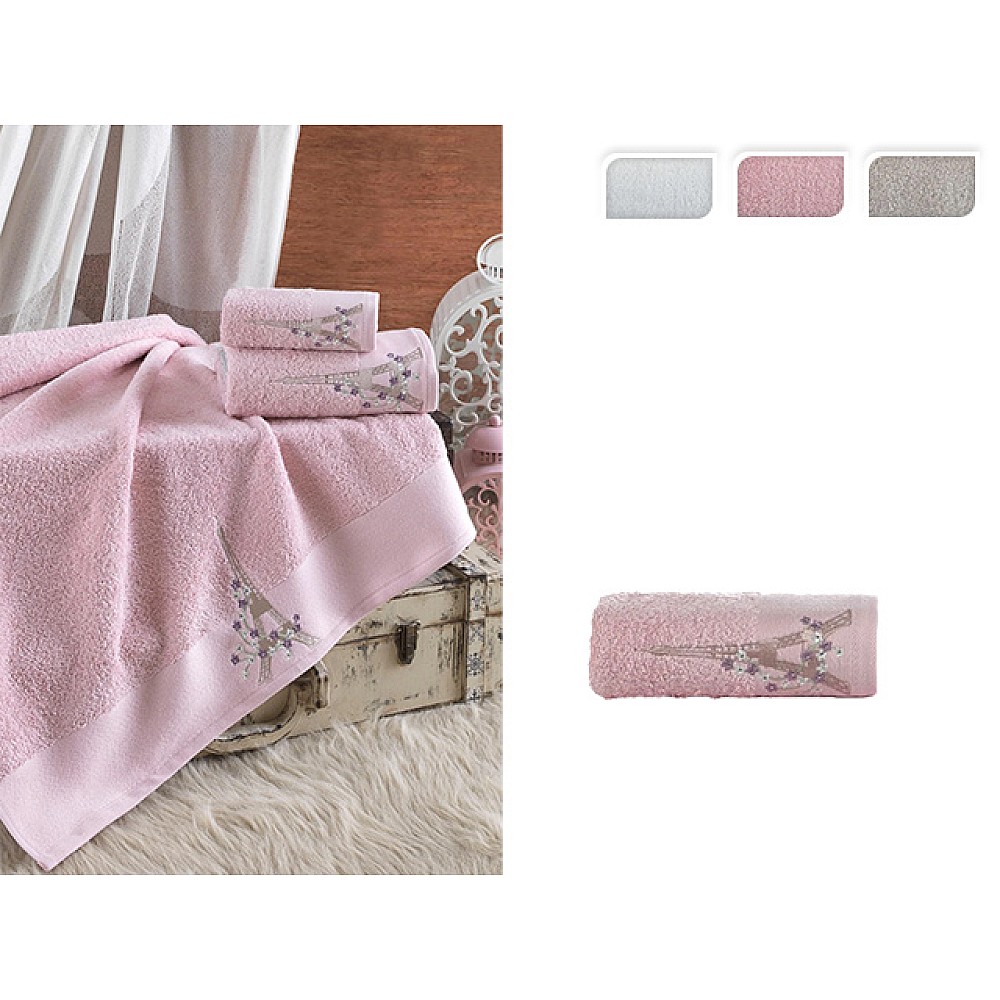 Prosop 50X90 cm Ellia Soft Eifel, bumbac, 500GSM, 3 culori