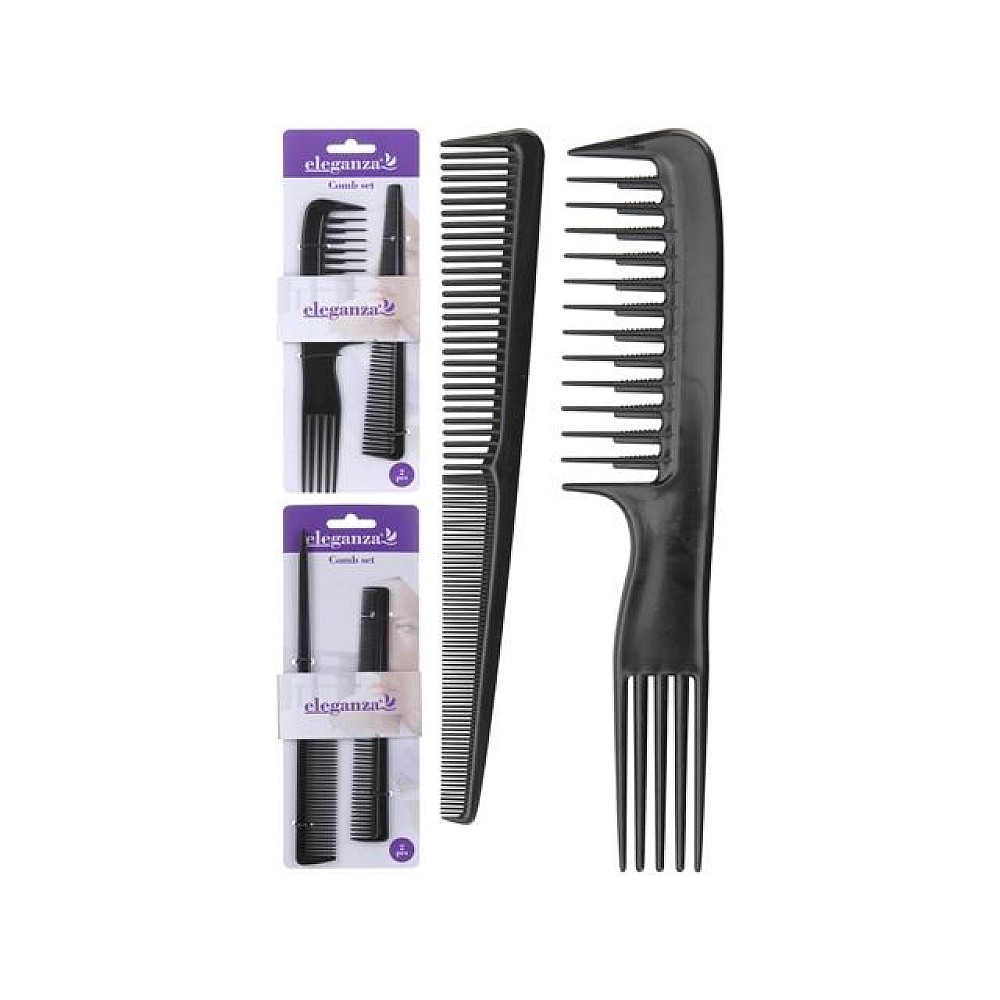 Set de piepteni Eleganza 2buc, blister