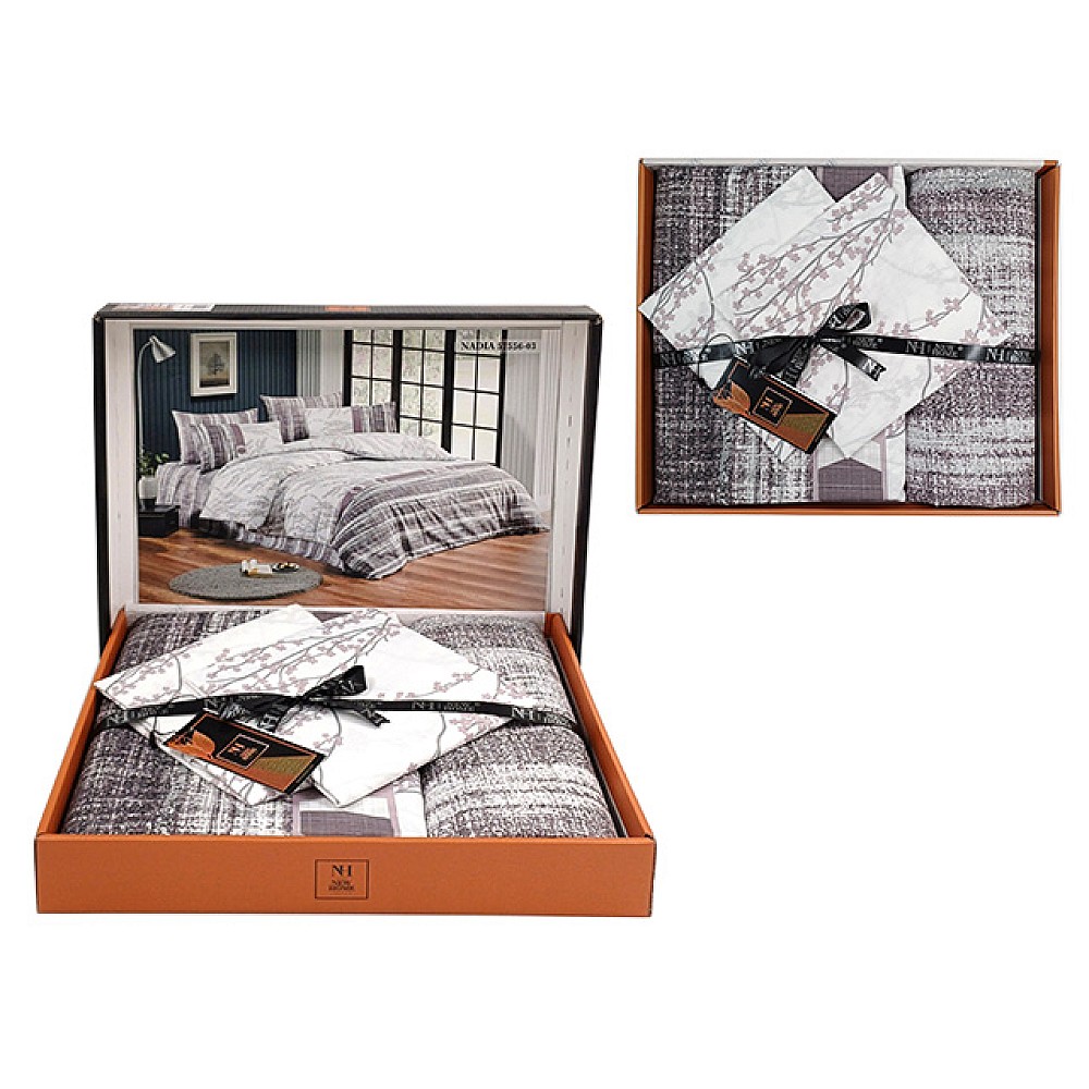 Lenjerie de pat 2pers NH Ranforce Nadia 57556-03, policoton