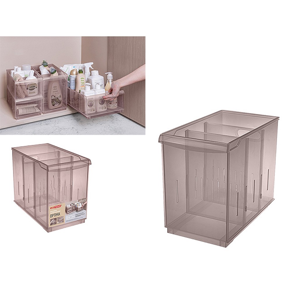 Organizator pentru depozitare Econova Optima 10.6l, 16.5X30.5X24.2cm