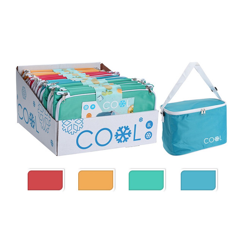 Geanta-frigorifica textila Сool 8l 30X21X16cm, 4culori