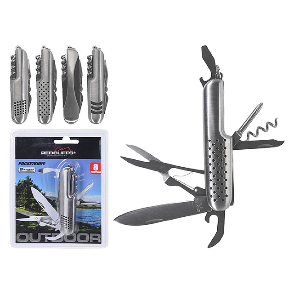 Cutit de buzunar Redcliffs 8 functii, 9cm