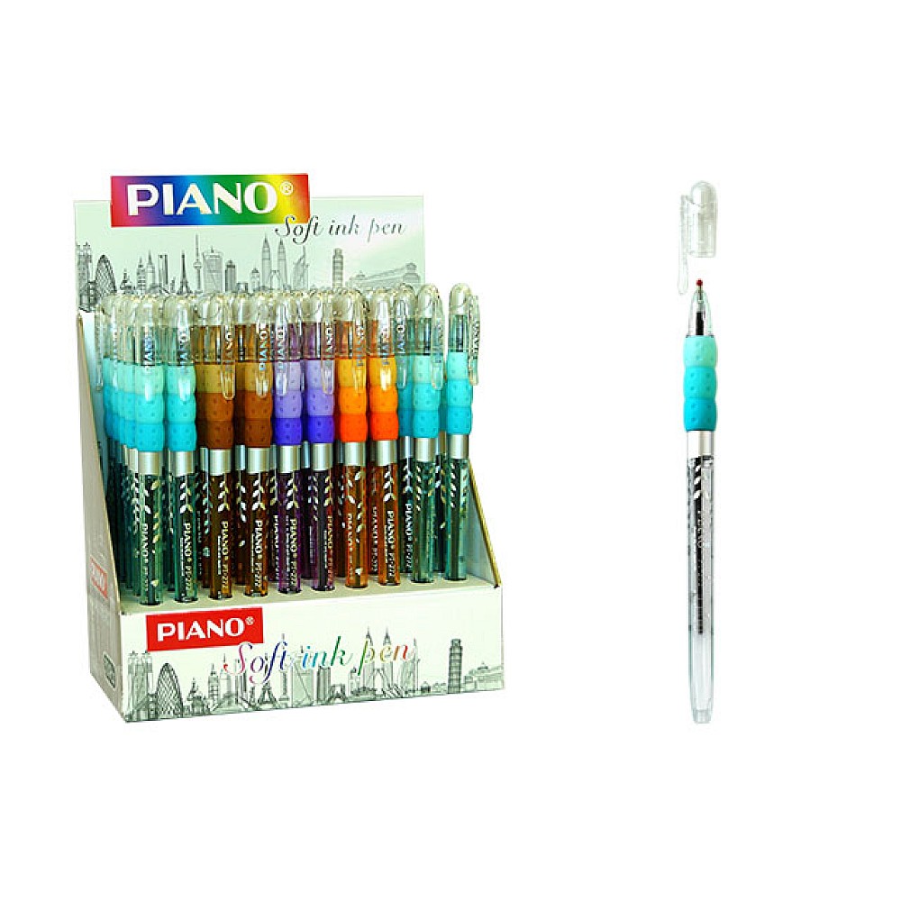 Pix cu bila PT-272 soft ink,0.7mm, albastru