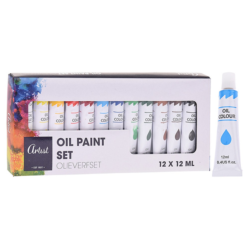Set vopsele de ulei Artist 12tuburiX12ml