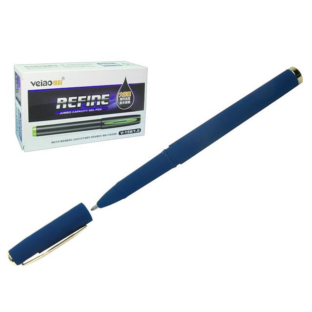 Pix cu gel XXL-soft ink 1mm (f), albastru
