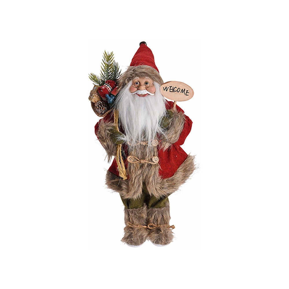 Mos Craciun cu crengute de Craciun 57cm