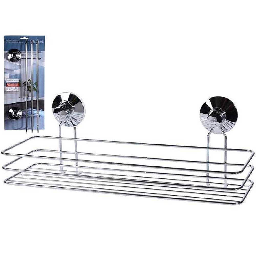 Raft pe ventuze Bathroom 35X14X11cm, metal