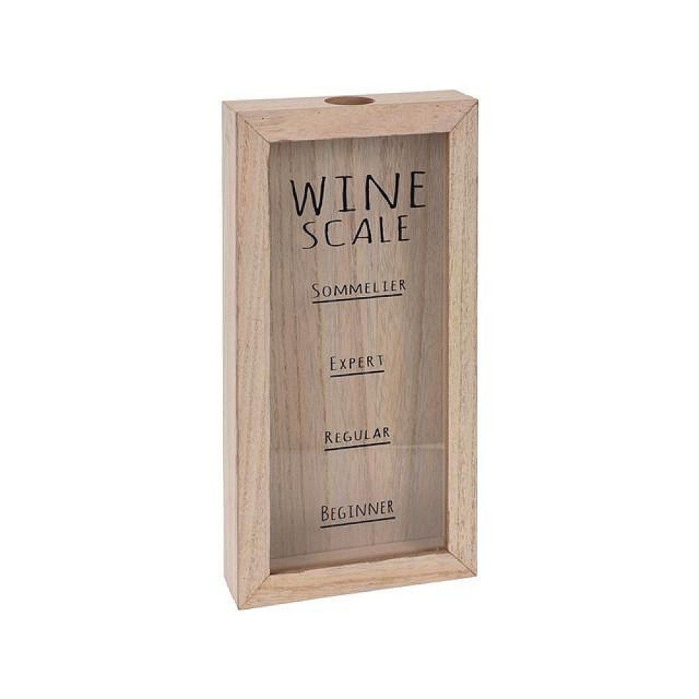 Cutie depozitare-dopuri de vin 30X15cm, lemn
