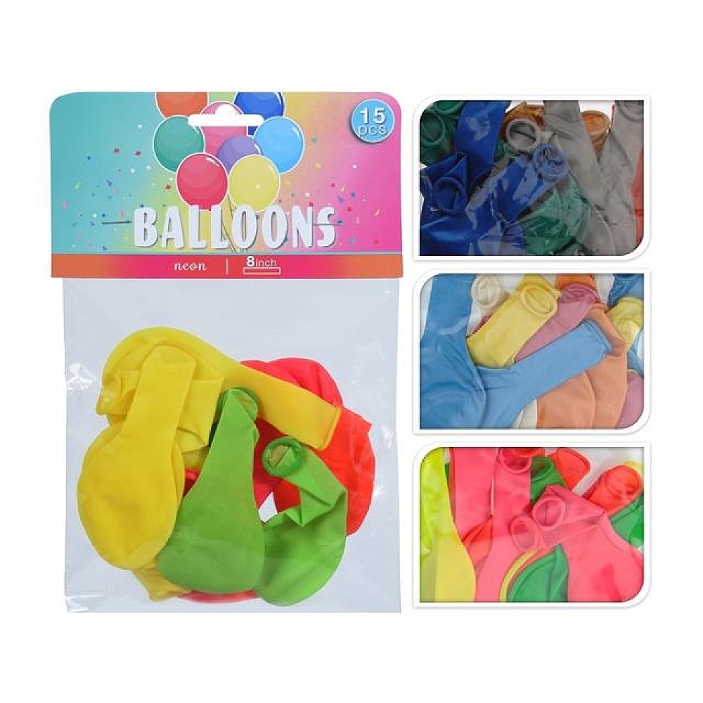 Set baloane 15buc, multicolore
