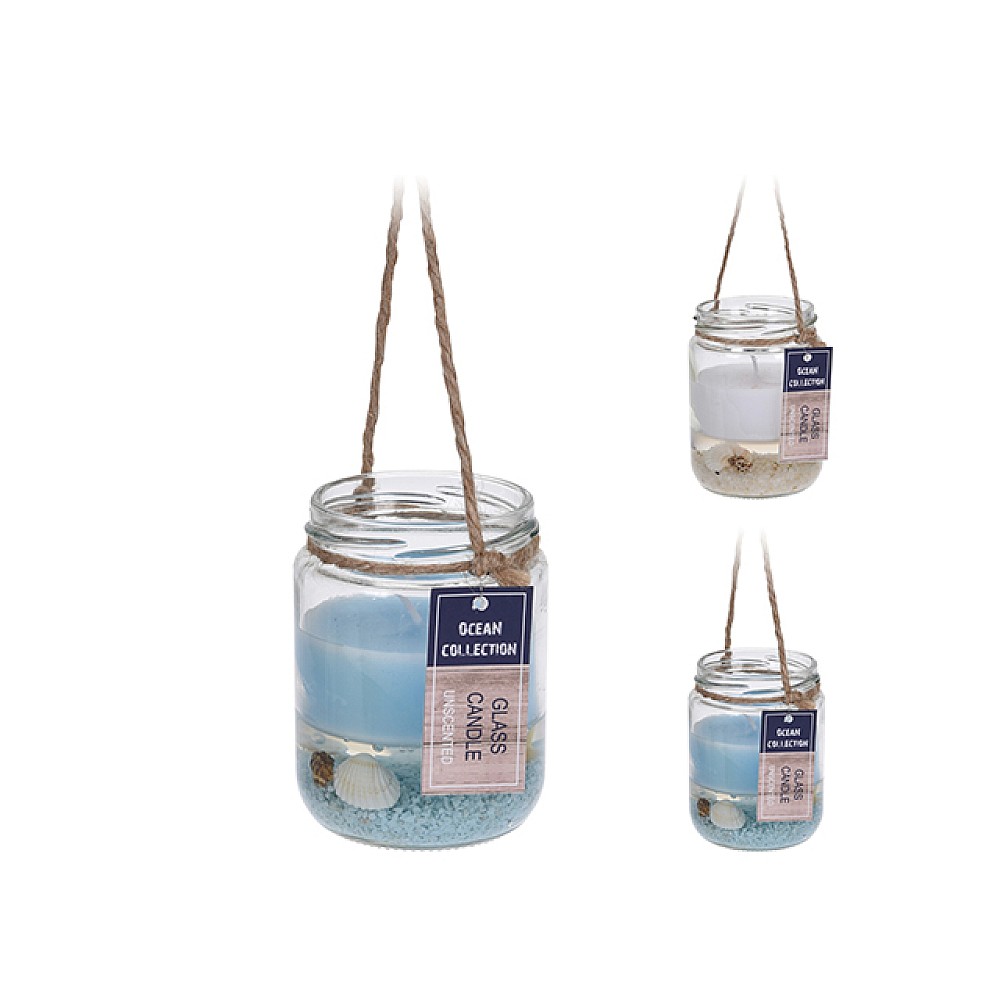 Lumanare suspendabila aromatizata in borcan de sticla 9X6cm
