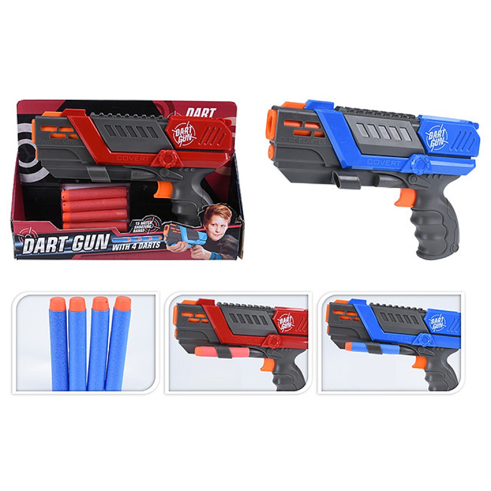 Pistol-blaster 21cm, cartuse moi 4bucX7.5cm