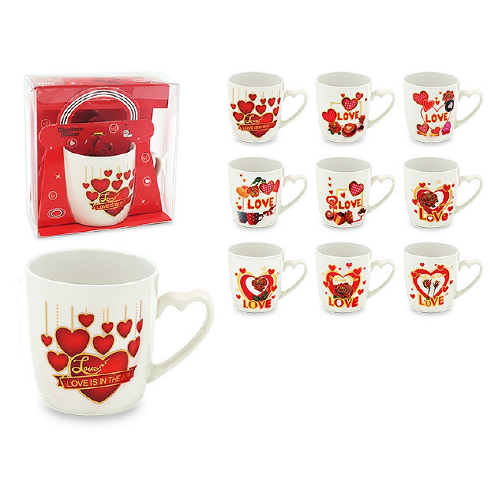 Cana 370ml Love, in cutie cadou, ceramica