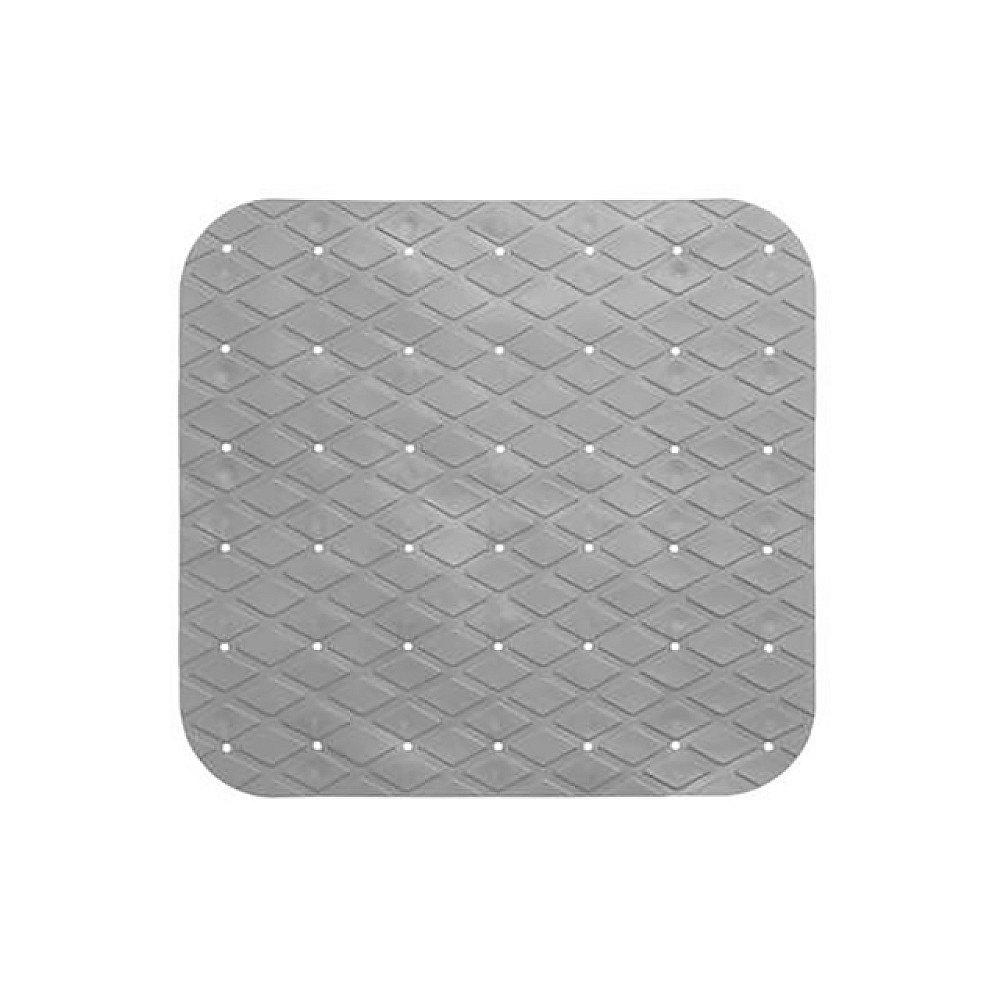 Covor de baie 50X50cm Five, gri, PVC