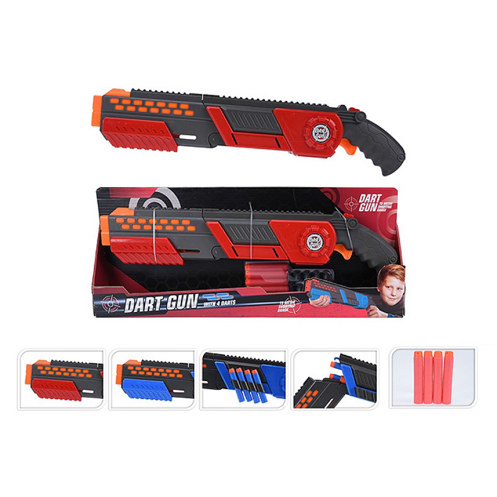 Jucarie pistol cosmic 47.5cm, cartuse moi 4buc