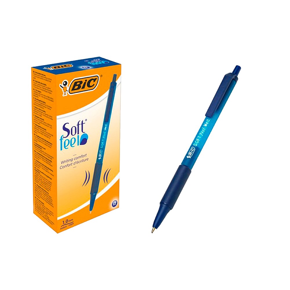 Pix Soft Feel Clic Grip albastru 1.0 mm