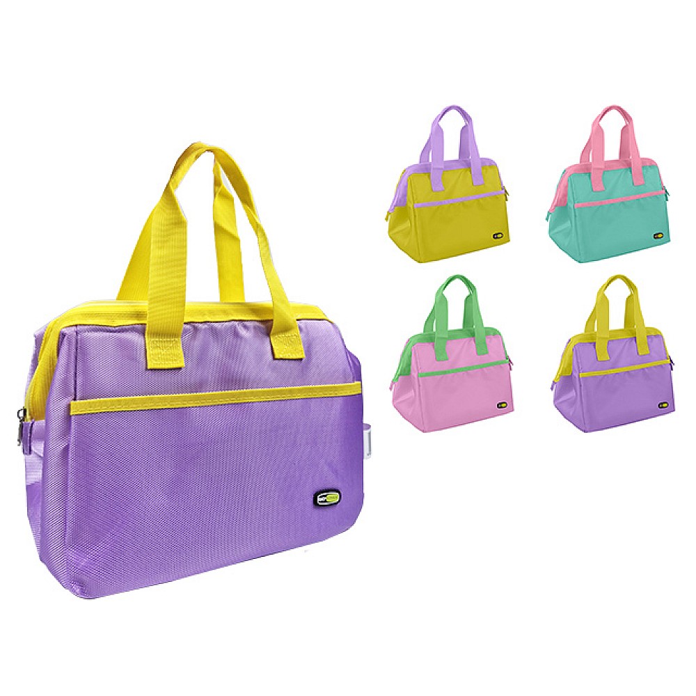 Geanta frigorifica textila Tulpano, tip sac voiaj, 9l, 29.5X21X23cm, cu 2 manere