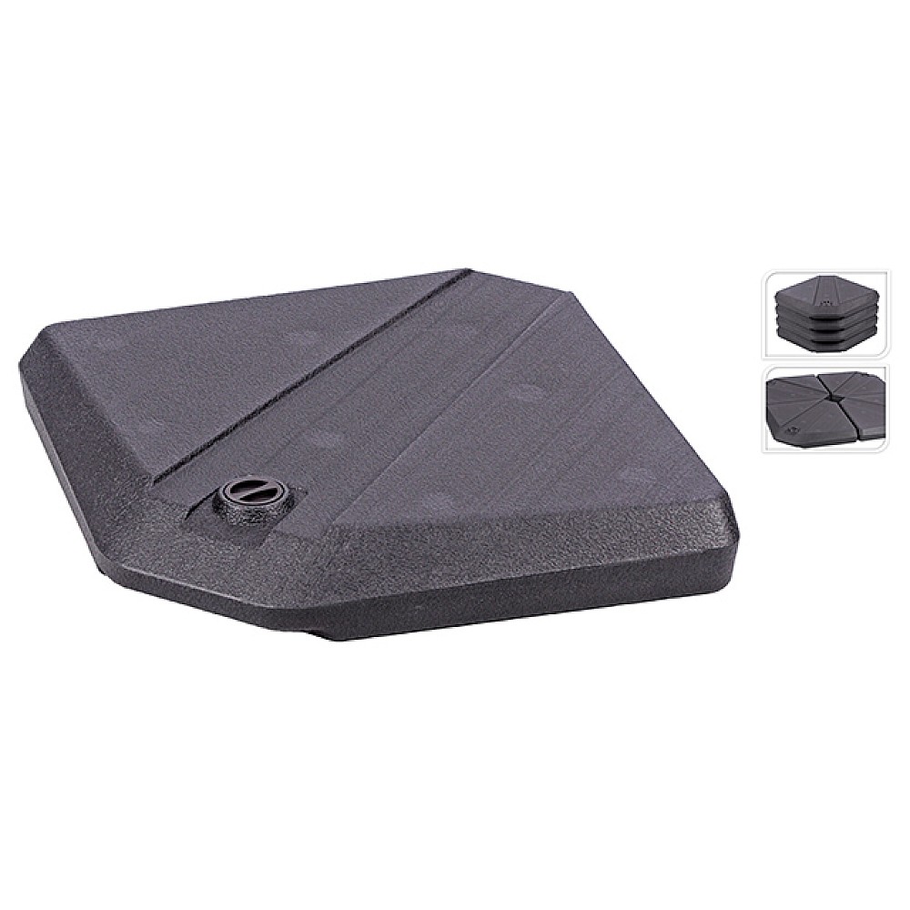 Segment de baza pentru suport umbreala 14 kg, 49 cm, plastic