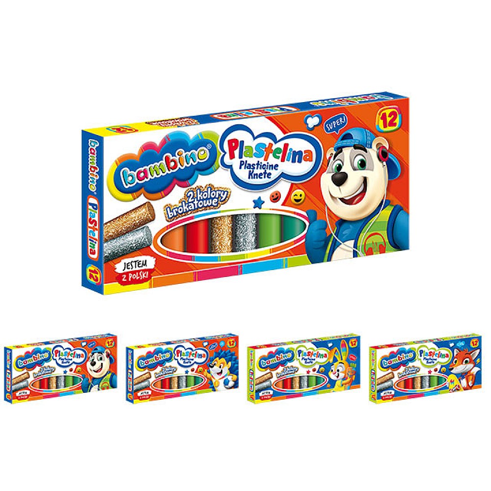 Plastilina Bambino 12buc