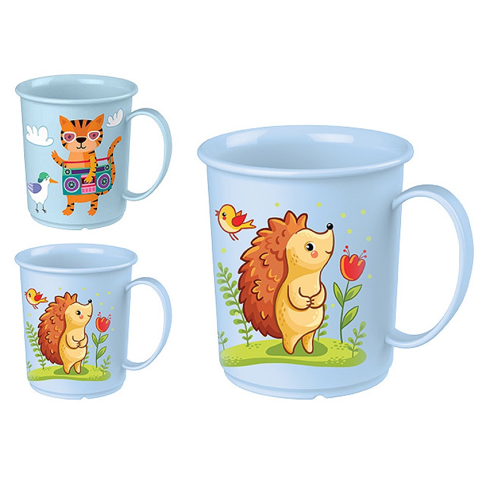 Cana pentru copii Plastiska 180ml, albastru