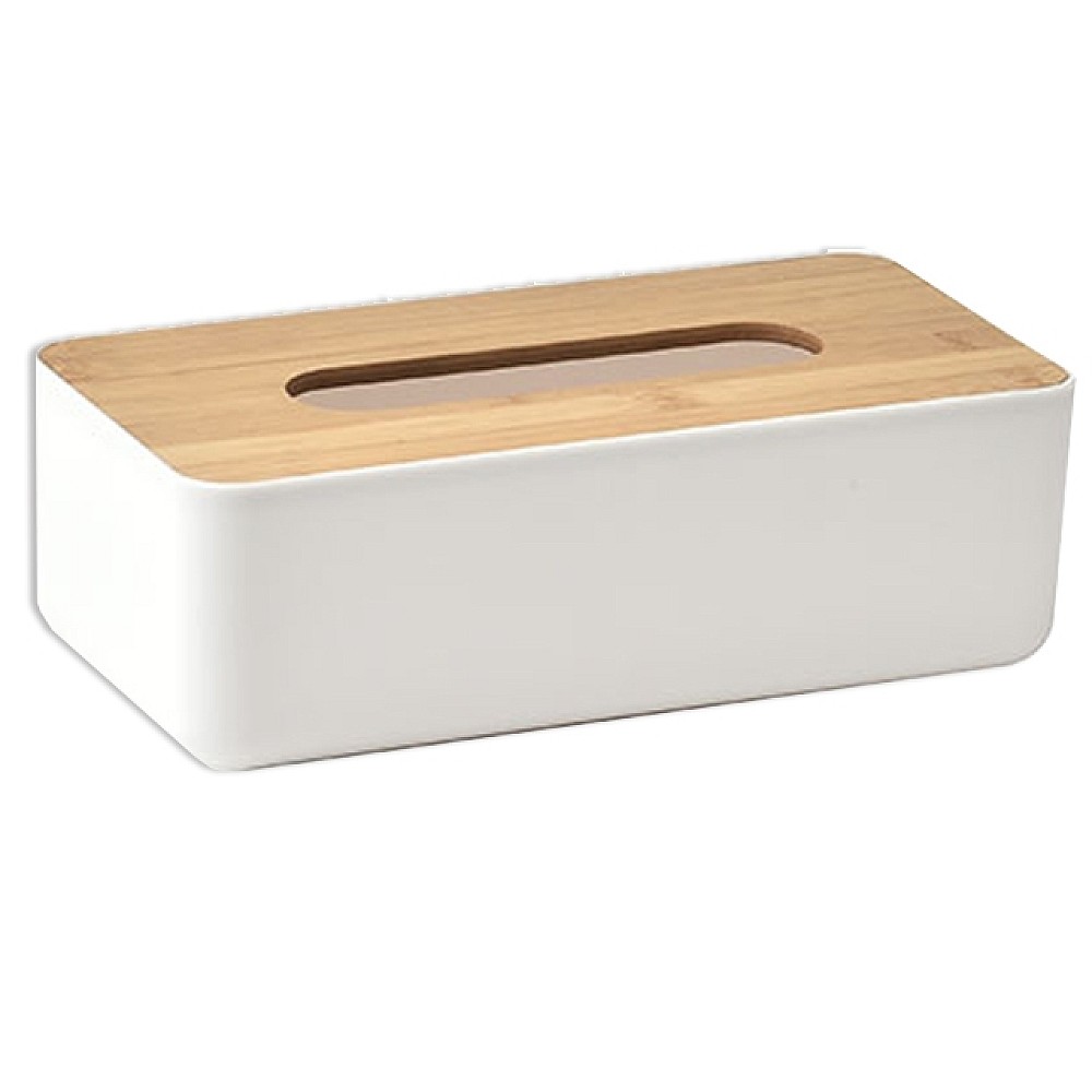 Cutie pentru servetele Tendance 26X13X8.6cm, capac din bambus, PP