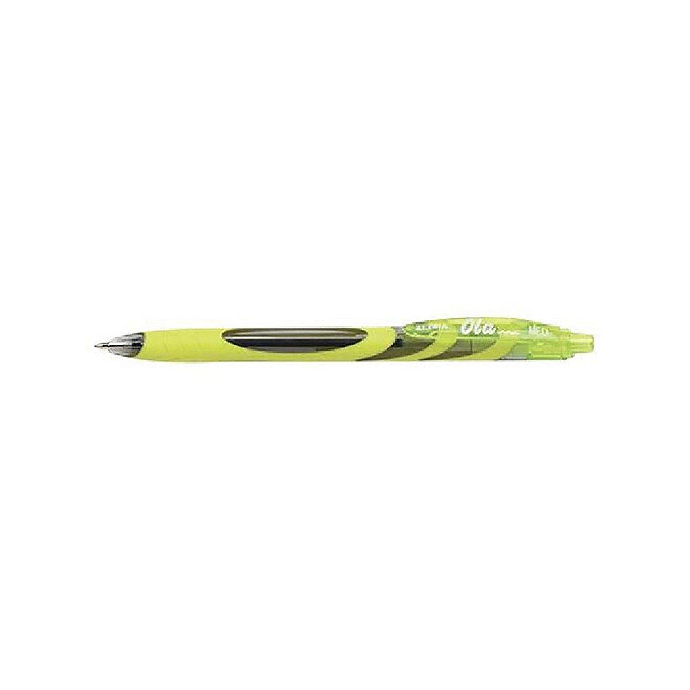 Pix cu bila Zebra OLA Green , 1 mm, verde