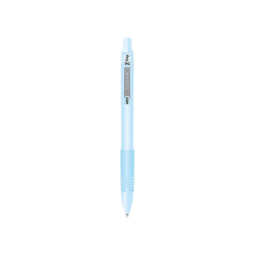 Pix cu bila Zebra Z-Grip Pastel Blue , 1 mm, albastru
