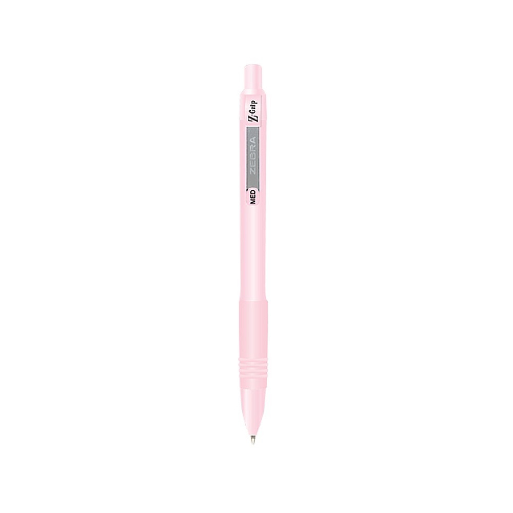 Pix cu bila Zebra Z-Grip Pastel Pink , 1 mm, albastru
