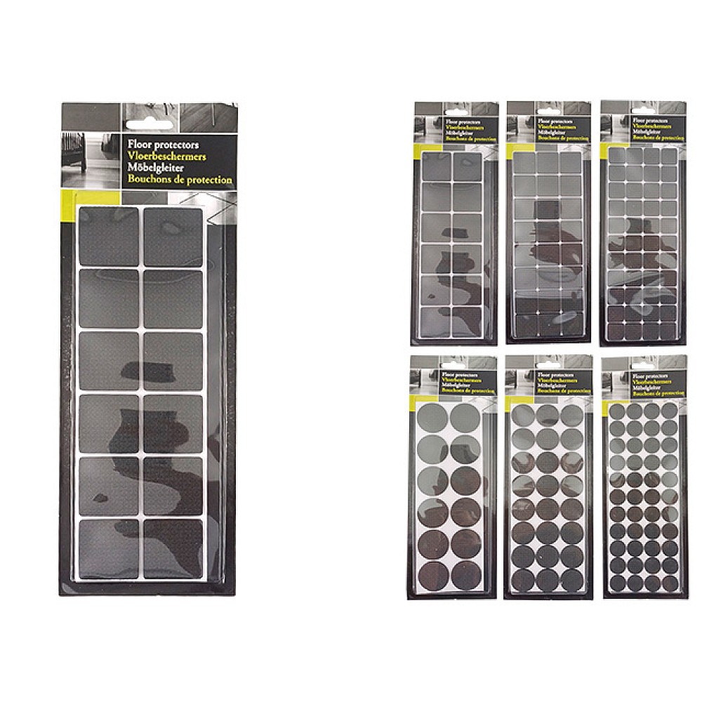 Protectoare pentru picioare de mobilă, 6 tipur