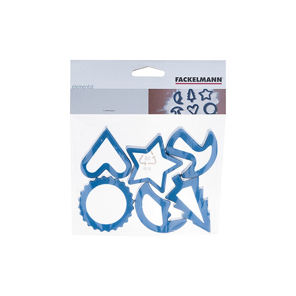 Forma pentru biscuiti Elemental 6buc, plastic