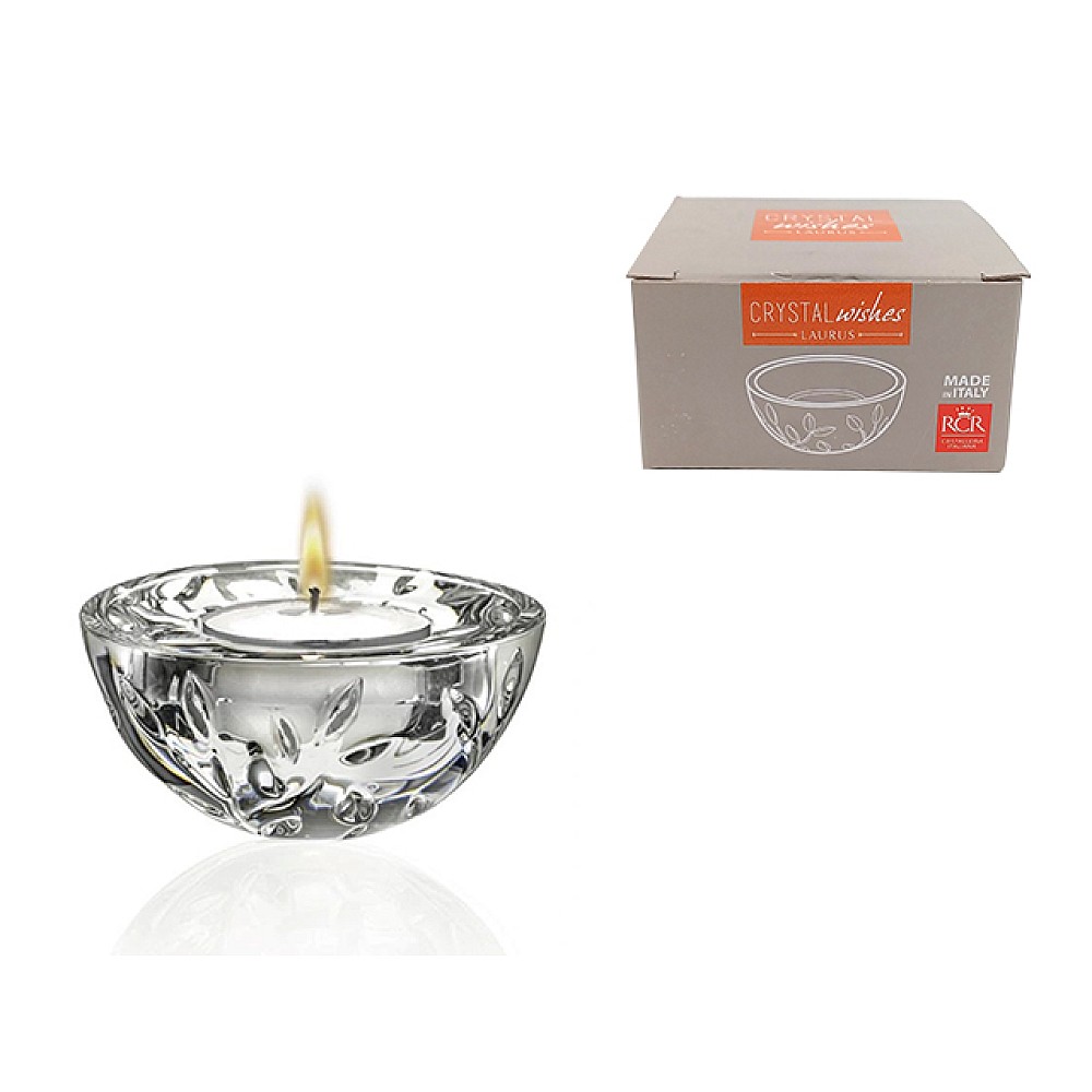 Sfesnic din cristal D90mm Laurus Votive