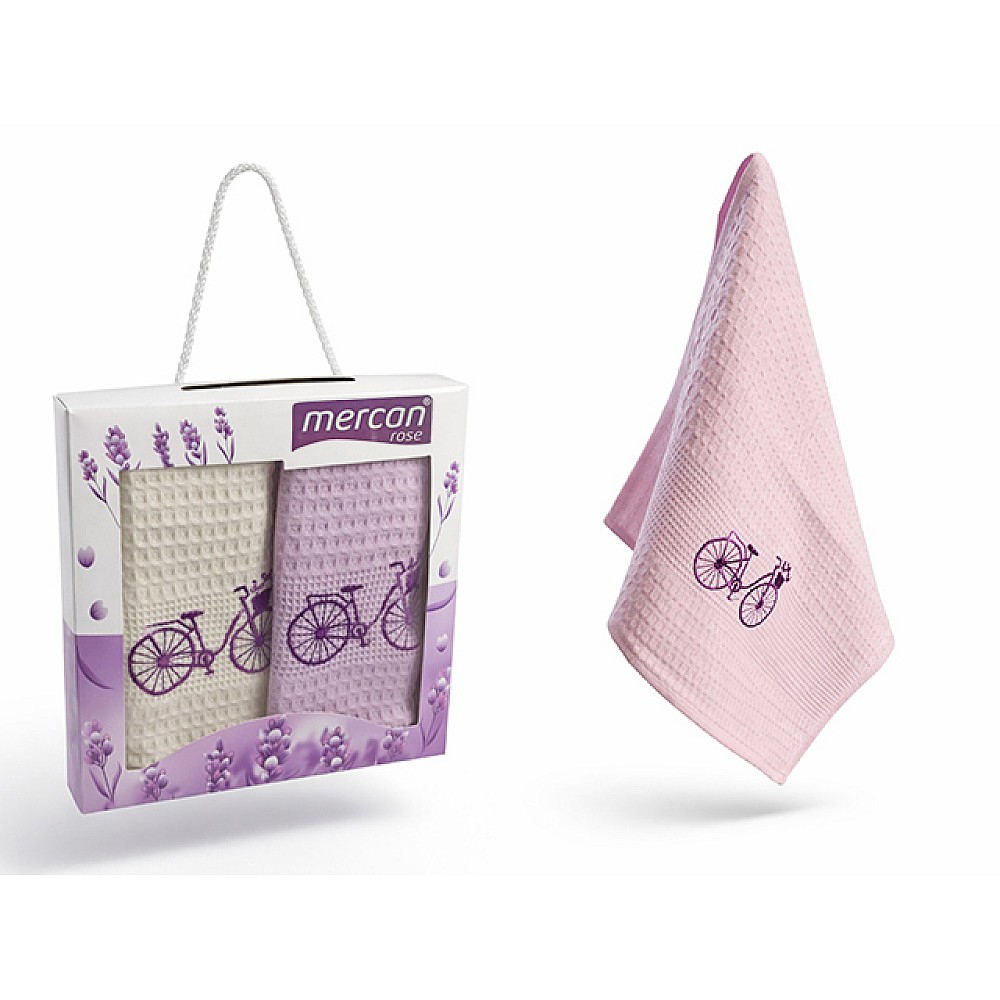 Set prosoape de bucatarie 2 buc, 40X60 cm NH Bicycle, bumbac