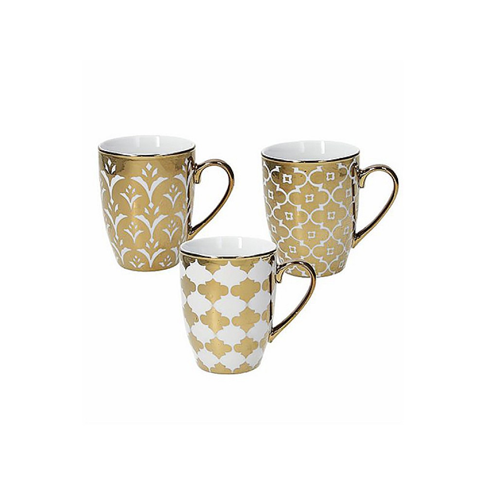Cana 310ml Tognana Natale Azulejos Gold, ceramica