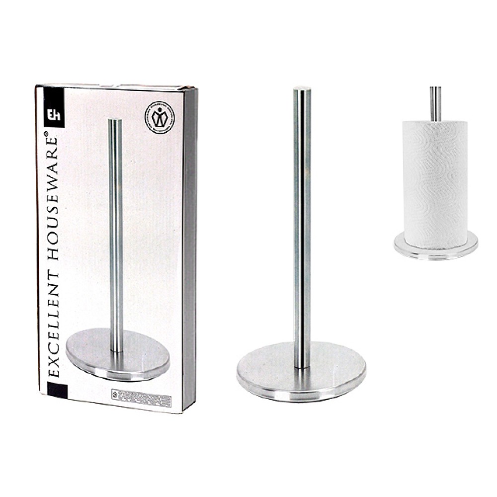 Suport pentru prosoape de hirtie EH 15.5X34cm, inox