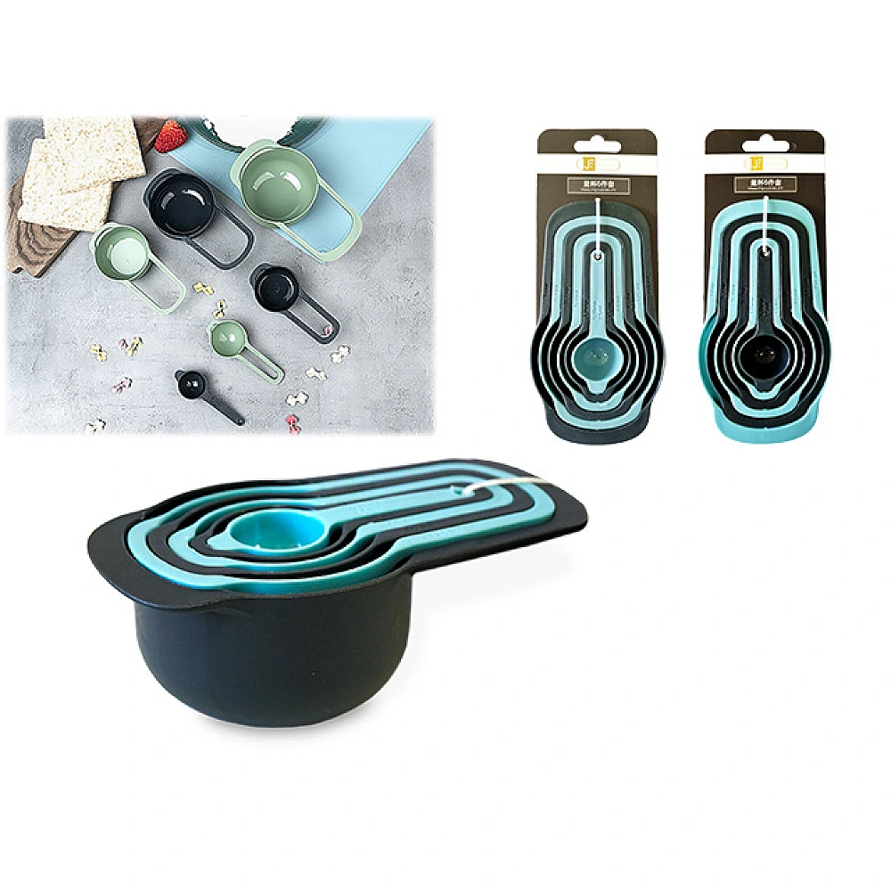 Set recipiente cu gradație James.F – 6 bucăți, plastic
