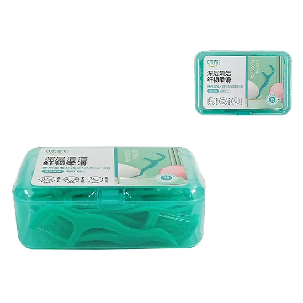 Scobitori cu fir de plastic 50 buc