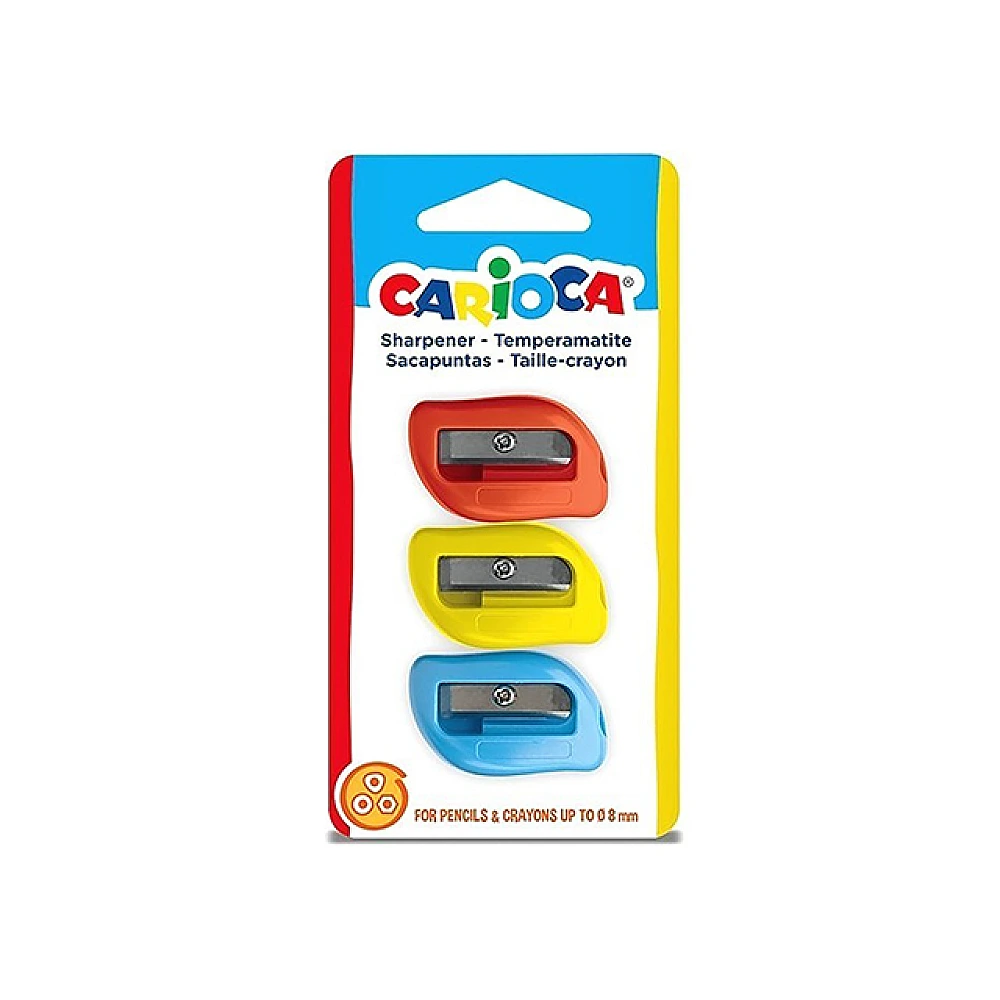 Set ascutitoare Carioca 3buc, blister