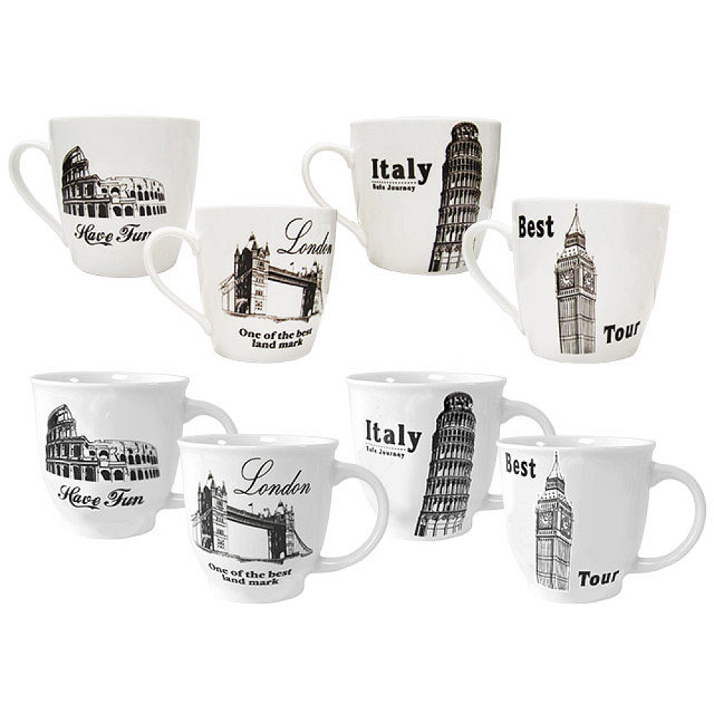 Cana 380ml City-Coffe, ceramica